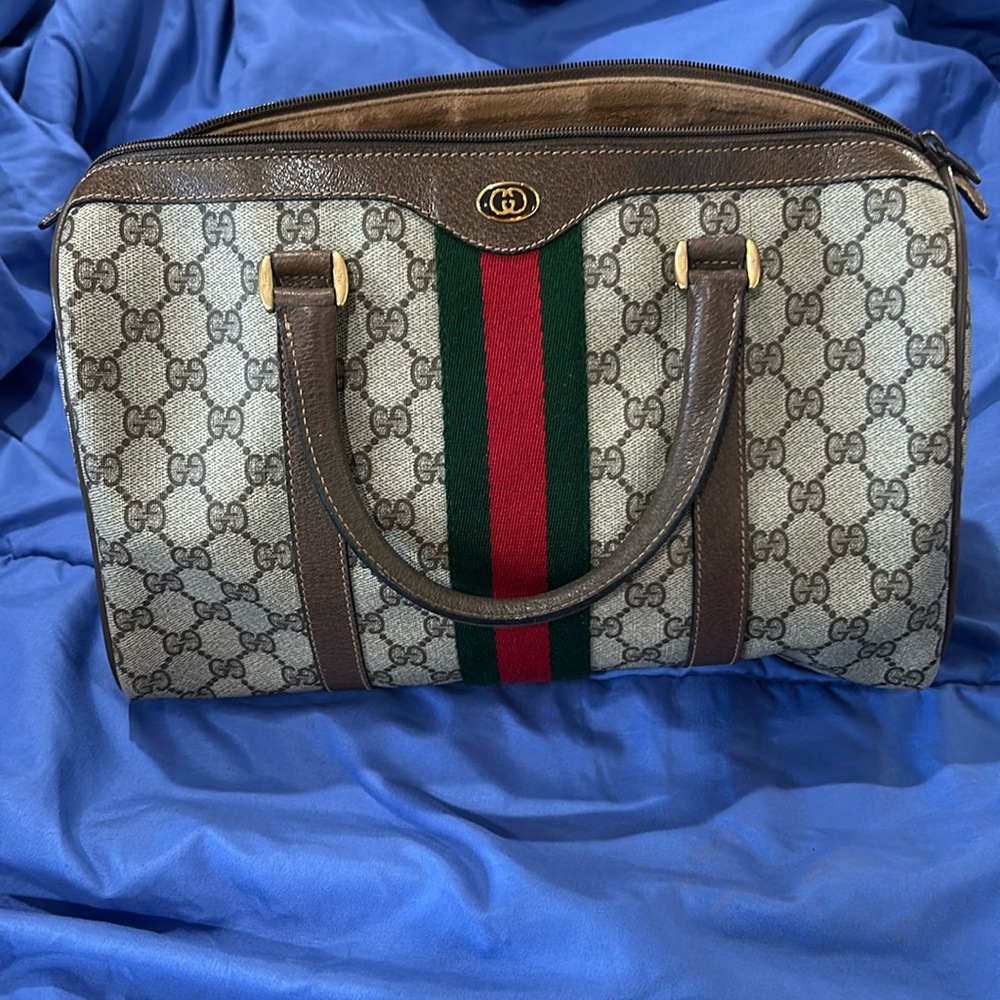 Vintage Gucci Boston Bag 1980s